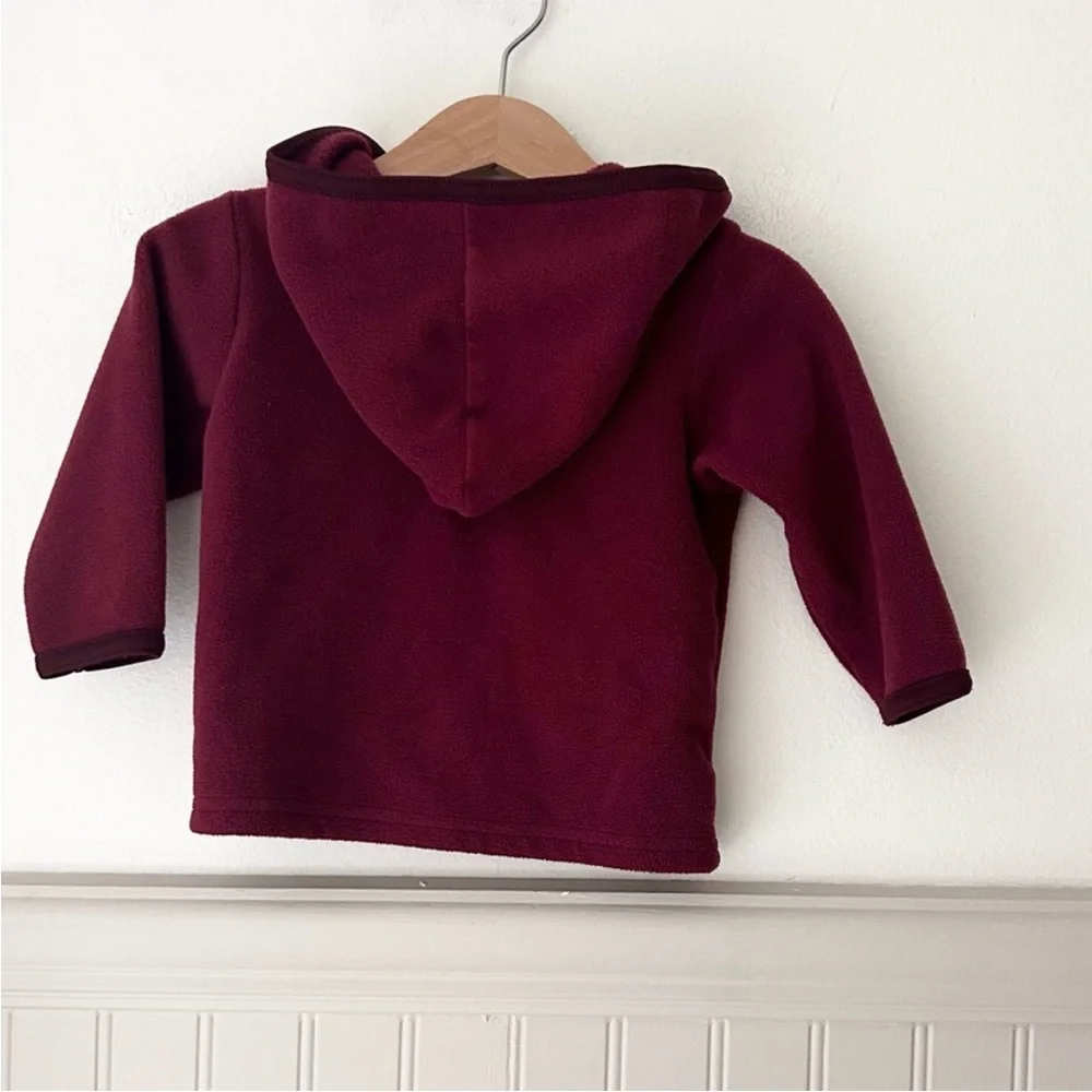 Old Navy Kids Maroon Fleece Hoodie 12-18 Months